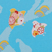 Load image into Gallery viewer, Furoshiki-Bird Light Blue
