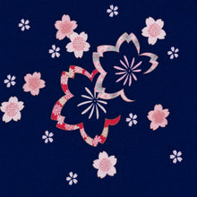 Load image into Gallery viewer, Furoshiki-Sakura Dark Blue
